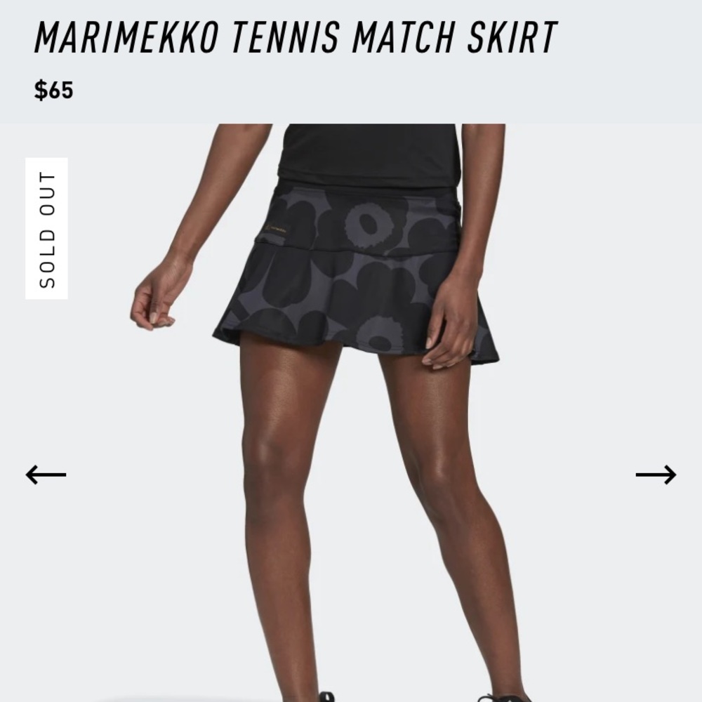 BNWT Adidas Marimekko Tennis Match Skirt